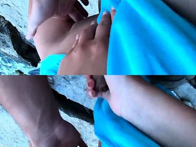 Naked Beach Body Leads to Public Anal