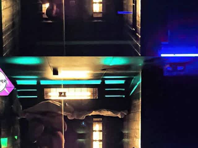 Strangers cought in sauna turned into an fuckfest