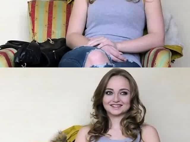 Teen Casting Couch Chaos: Big Tits Bombshell Gets Deepthroat