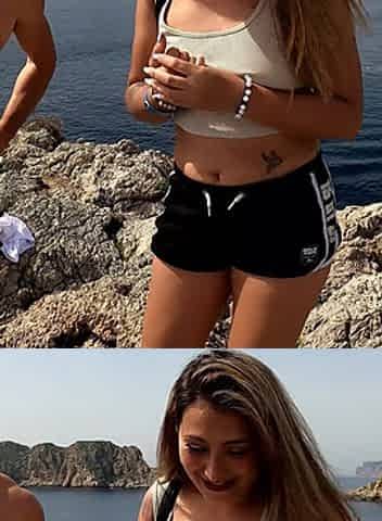 Uncut - Horny Spanish Amateur Couple Persuades Me to Have a Threesome in Public - Bts