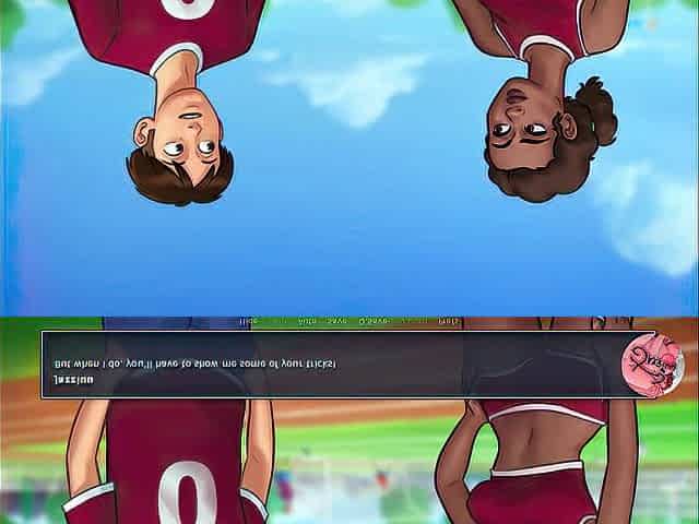 Summertime saga #two - stepsister in the shower - Gameplay commented