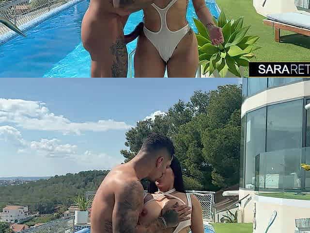 Oiled Butt And Coarse Sex In The Garden With Pornstar Sara Retali & Leo Santos