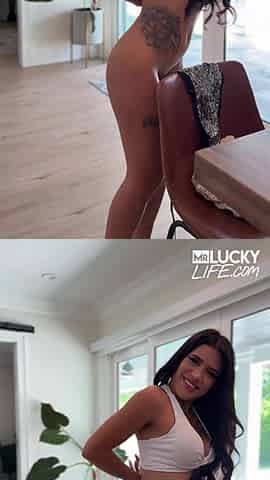 Getting A Smack Of Large-Breasts Brunette hair Alice Thunder