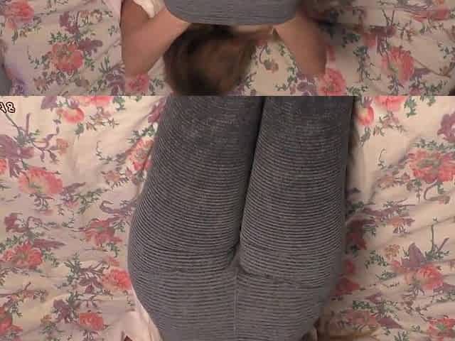 HAWT BOOTY CUTIE MASTURBATE ON DAYBED