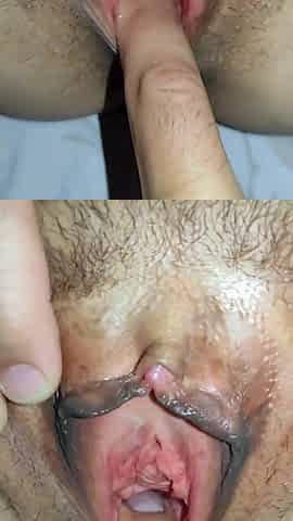 Holes close up