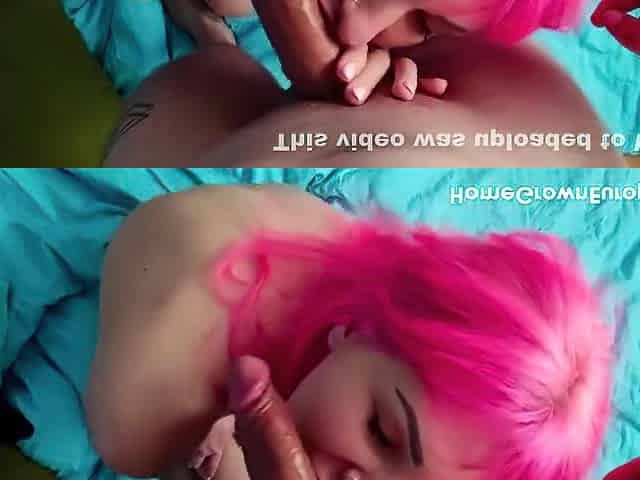 Long Pink Hair, Tight Pink Pussy With Vicky Golden