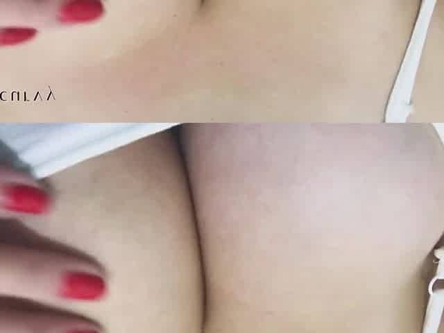 Cum and relax with me whilst I rub my bazookas down with water and lotion! Talking to u also!