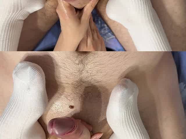 Stepsister in White Socks Dominates My Cock