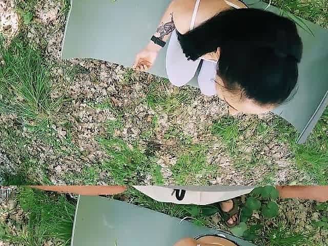 Backstage with Ebony Lynn - POV Free Use Outdoor Giant Facial (freeuse Clip)