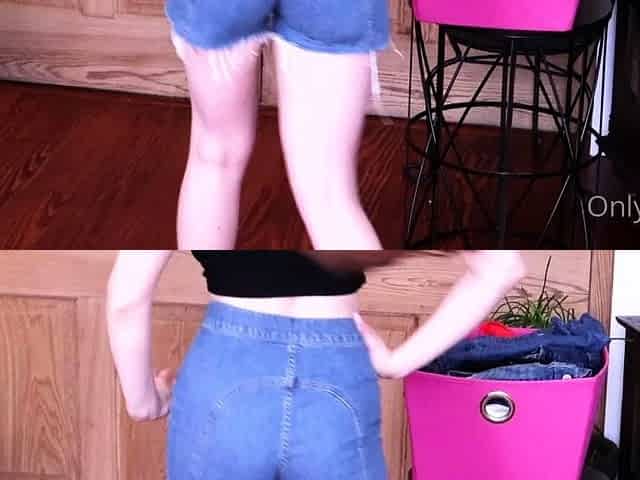 Amateur striptease and Solo masturbation