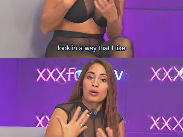 It wasn't a normal interview... breasty Paula Rojas ended up getting banged hard
