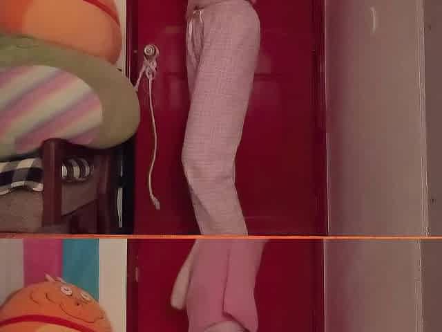 Pink Femboy Undress Tease