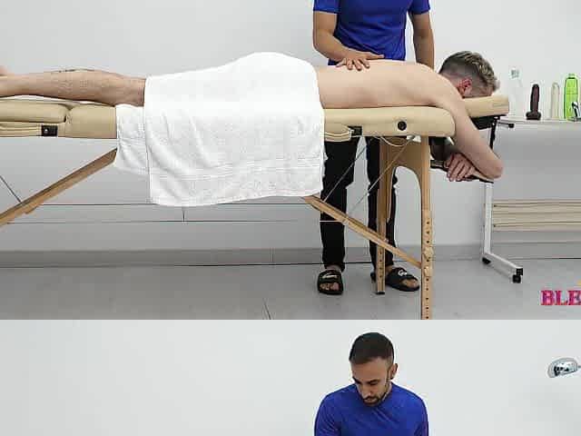 Massage with a cheerful ending