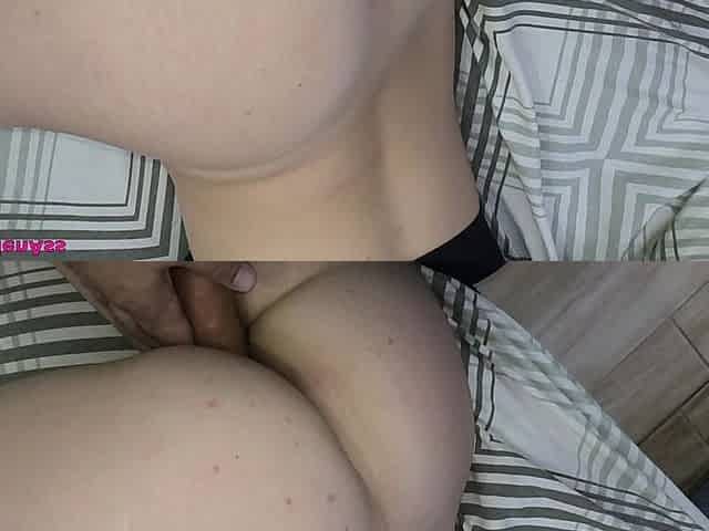 Hot Blonde Wife Lying with Big Ass Gets Fucked by Cocky Neighbor! Sophie Helenass