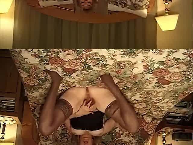 Old And Young Milf Fucking Threesome In The Bedroom With Kitty Foxx