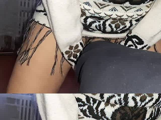 Each morning in advance of gonna work my foot fetishist girlfriend rubs against my foot - IkaSmokS