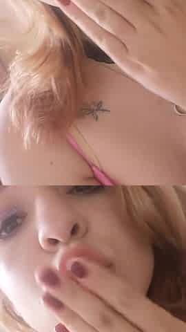 Gentle homemade striptease. Close-up
