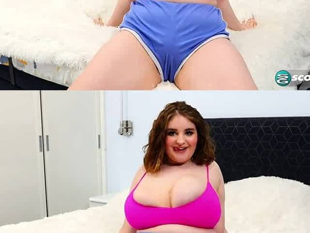 Molly Evans - Your Bouncy Jiggle Babe - Bbw solo boob play and masturbation