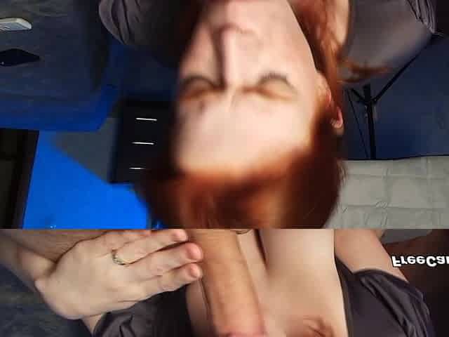 She Gave Him a Handjob Until He Climaxed on Her Face