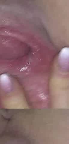 Labia Spreading Close up 7