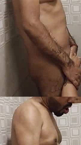 Wife Cheated Her Husband and Eating Cum of His Ex Boyfriend in Bathroom