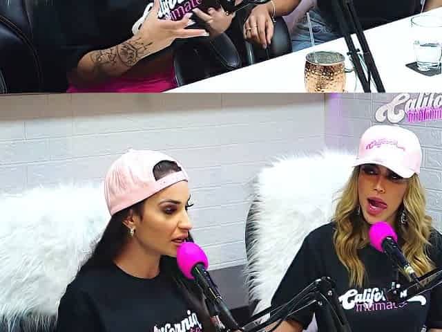 Flavia Oliver Performs Oral Sex On Natasha Steffens During The Recording Of The California Podcast