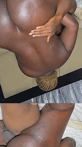 Thick Juicy Ebony Taking Huge Cock