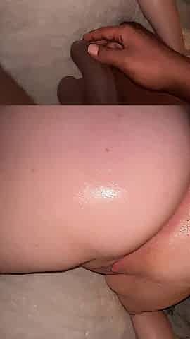 HOMEMADE BBC BACKSHOTS/ CUMMING AT THE SAME TIME CREAMPIE