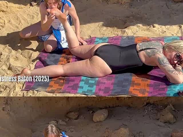 Foot Worship on the Beach. Summer Holiday in South Africa Part 2