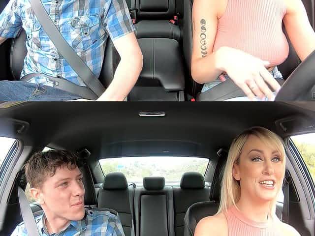 Soccer mom goes nuts when she sees the step son's dick