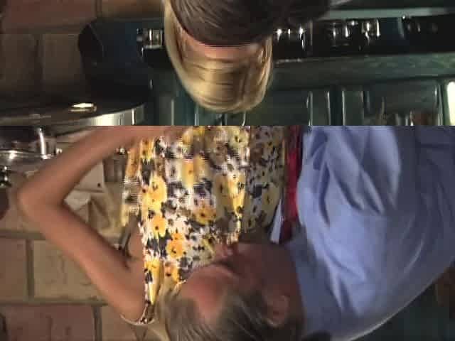 In the Kitchen This Old Dude Made Me Cum
