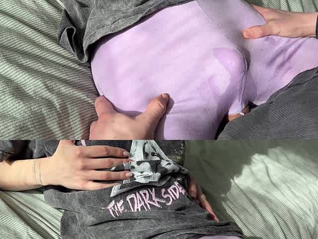 Stepsister "don't Cum Inside Me" Secret Pussy Rubbing & Creampie