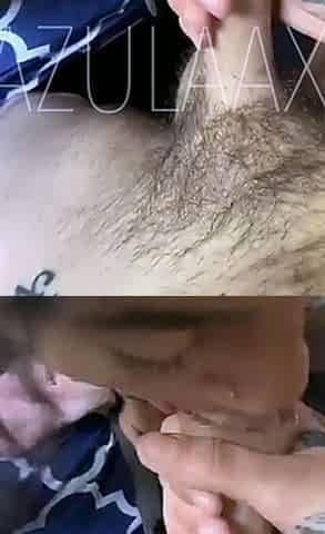 Real blonde amateur giving a POV blowjob