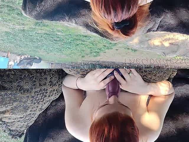 Redhead alt baddragon oral-job throatpie - TheGoddessOfLust