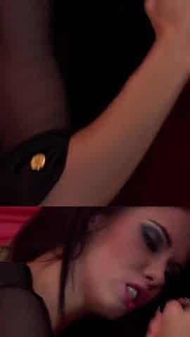 Stunning Brunette Beauty Takes a Huge Cock Creampie From Her Man