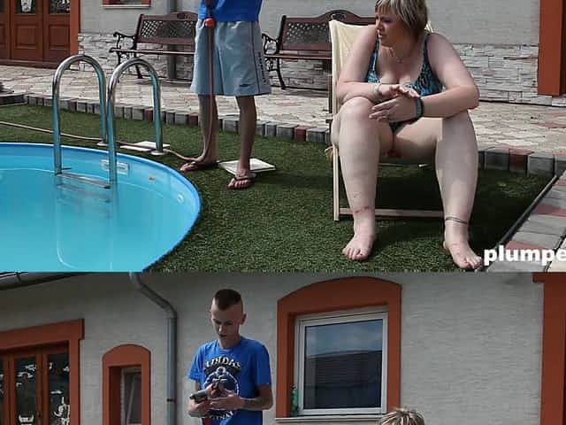 BBW Diana with eatable big ass loving face sitting her guy