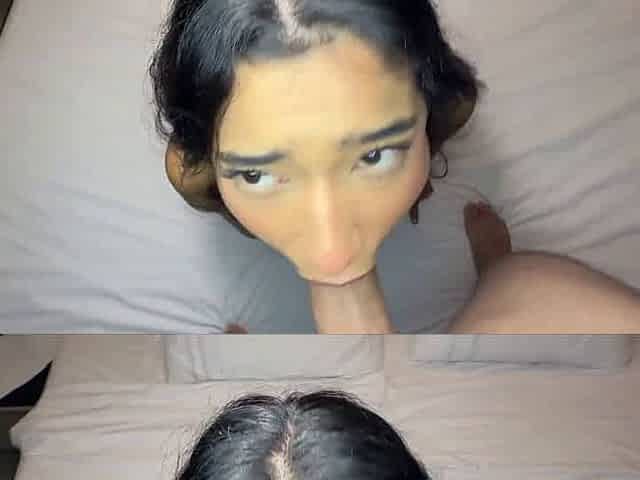 Very deep and intense anal sex, Latina teen