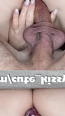 After a Long Abstinence His Premature Ejaculation Covered My Pussy in Hot Cum.