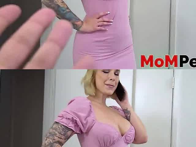 Blonde stepmom sucking stepsons BBC POV