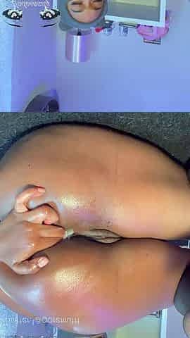 JadeeNasty Fingering her Creamy Ass