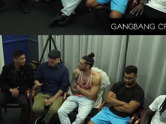 Lucia Rossi Gets Her Pussy & Mouth Fucked Hard In Gangbang
