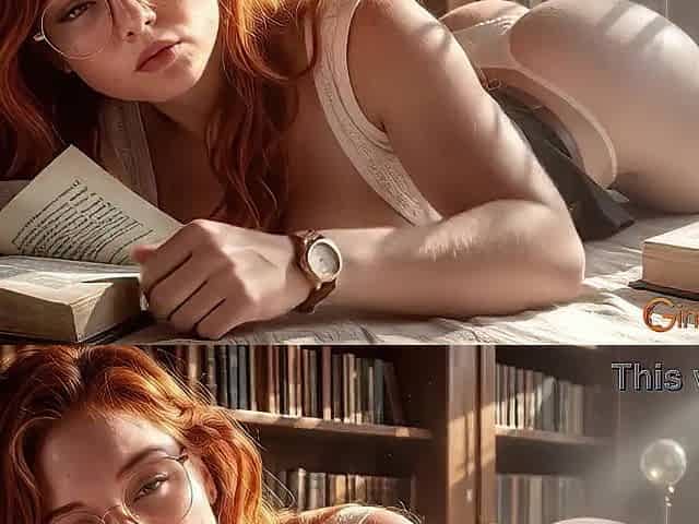 Took her student to the library lounge and sucked his jock[AI]