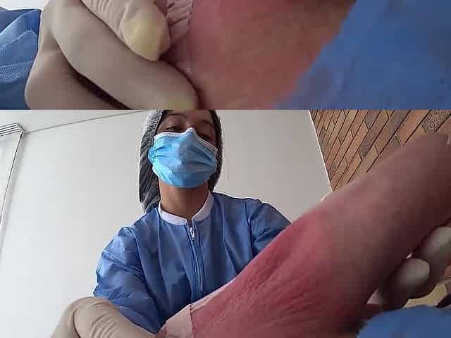 HOSPITAL ADVENTURE: Nurse craves a Patient's Knob in her Large BUTT