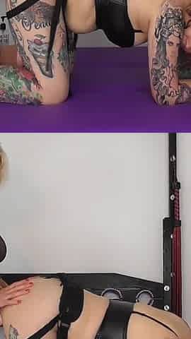Strapon fucking with Inara Stark