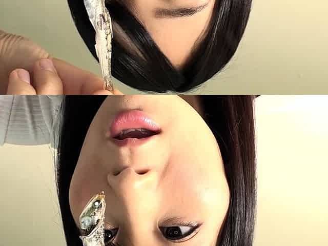 Japan Fetish Fusion MOUTH - Shrunk As A Dried Sardine And