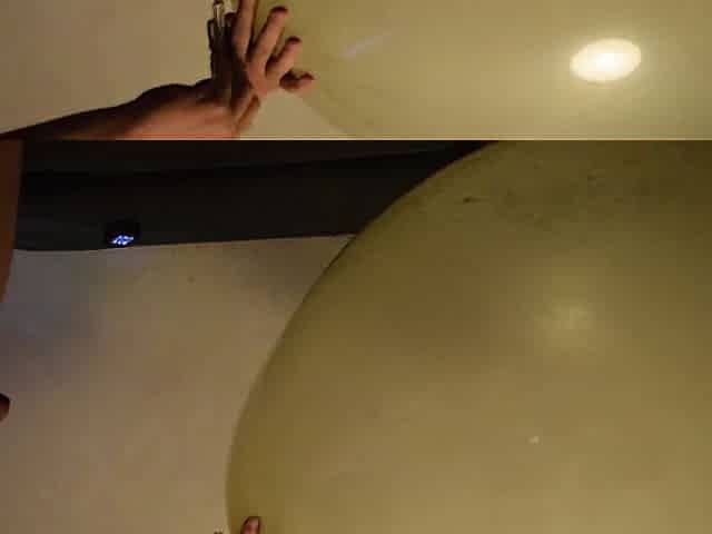 Screwing clear Balloon and creampie