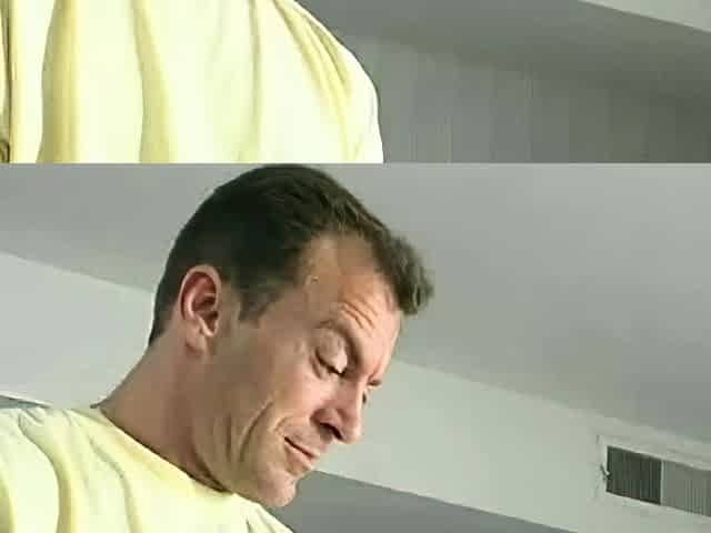 Hardcore ffm blowjob and doing handjob