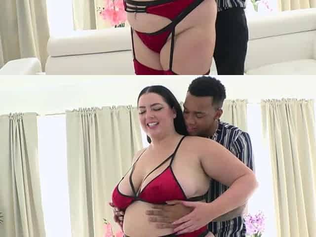 Gigantic Ebony Penis Drills Curvy Babe Aurora Rainbow JM1259