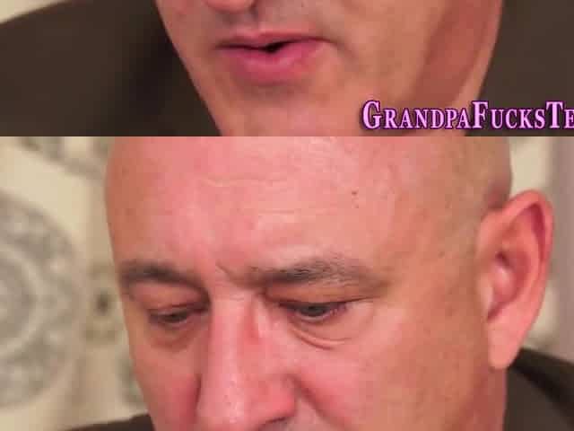 Petite Skank Fucks Old Man