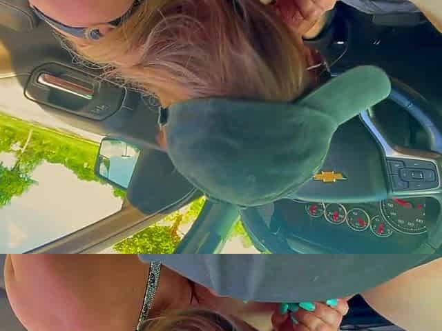 Sexy Large Titties mother I'd like to fuck Sucks Knob At Public Park!